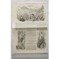 1850 engravings and article Warwick May Fair Show