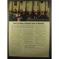 1961 British Travel Association Ad - How to pla...