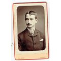 Victorian cdv photo portrait young man Guernsey...