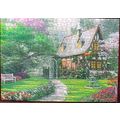 Used Jigsaw Puzzle 500 Piece Spring Cottage by Puzzle World Complete
