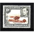 Kenya Uganda & Tanganyika 1952 10c Brown and Gr...