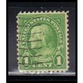 Used 632 1c Benjamin Franklin Barely Clears KA7178