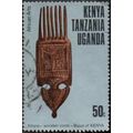 Kenya, Uganda, Tanzania. 60c Value. African Art...