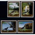 CUBA 1987 TOURISM BIRDS SET 4 VALS UM MINT