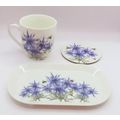 Thistle Fine China Mug & Coaster with Melamine ...