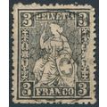 Helvetia: 3c - Switzerland 1862 - Filler - MiNr 21
