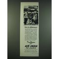 1961 Air-India Airline Ad - Vive La Difference