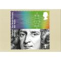 ROYAL MAIL STAMP POSTCARD<>THE ROYAL SOCIETY<>O...