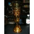 Vintage Amber Glass Vase 12" Statue of Liberty ...