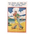A XL SERIES seaside humour unused postcard no 3...