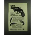 1973 Charter Arms Undercover Revolver Ad - Still The smallest lightest .38