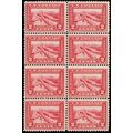 398, Mint VF NH Large Block of Eight Stamps Cat...