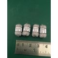 4 Balls of Grey Wool 1:12th Dolls House Miniature