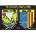 48 - Ecussons Adhesifs - Ecusson double GORGES ...
