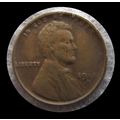 1918 D USA 1c Lincoln Wheat Ears Cent Penny Coi...