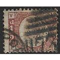 GB 1870 QUEEN VICTORIA 1/2d ROSE PLATE 6 SG48 PV