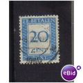 NETHERLANDS 1947 OFFICIAL 20C BLUE F/U SGD669