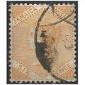 Jamaica 1883 SG23a 6d Orange-Yellow Good Used. ..