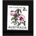 AUSTRALIA 1971 SG 465a 2c STUARTS DESERT ROSE U...
