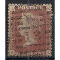 1858 SG43 1d Red Plate 164 Good/Fine Used Check...