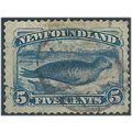 Newfgoundland 1887 SG53 5c Deep Blue Fine Used ...