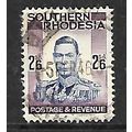 SOUTHERN RHODESIA 1937 2s.6d ULTRAMARINE AND PU...