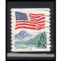 Used 2280a 25c U.S. Flag Very Fine CNS 10 PA6236