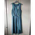 NWT turquoise green sleeveless dress size 12 De...