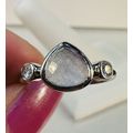 Ring Bomb Party Sz6 RBP Teardrop Pale Blue/Gray...