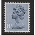 X946 U225 14p Grey Blue PCP2 LOW VALUE Unmounte...