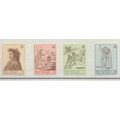 Vatican City Stamps Scott #410 To 413, Mint Hinged