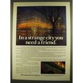 1980 Holiday Inn Ad - In a Strange City You Need Friend
