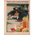 Raleigh Cigarettes vintage Full Page Print Ad J...