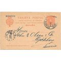 Spain Postal Card 1904 Barcellona to Sweden