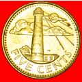 GREAT BRITAIN (1973-2007): BARBADOS ★ 5 CENTS 2...