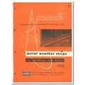 ACCURATE METAL WEATHER STRIP COMPANY 1958 windo...