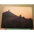 sunset at GLASTONBURY TOR, Somerset. unused pos...