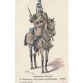 1796 Germanique Regiment Army Hussards Francais...