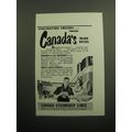 1949 Canada Steamship Lines Ad - cruises throug...