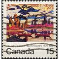 STAMP CANADA SG756 1973 15c J.E.Macdonald Artis...