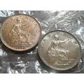 2 x 1932 George V farthing.
