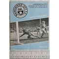 1975 programme Manchester City v. Norwich City,...