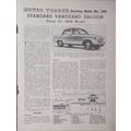 STANDARD VANGUARD Phase III 1956 Motor Trader S...