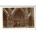 LONDON Westminster Abbey North Doorway Postcard...