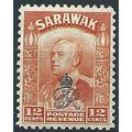 Sarawak 1947 SG157 12c Orange Mounted Mint ....