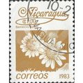 NICARAGUA, FLOWER, Sunflower, Senecio, brown 19...