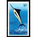 Africa Tanzania 1977 Fish 5/- MNH Stamp Black M...