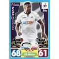 Match Attax 2017/2018 275 Martin Olsson Swansea...