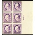 483, Mint XF LH 3¢ Plate Block of Six CV $125.0...