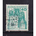 GERMANY 1977 CASTLES 40pf GREEN USED SG1807